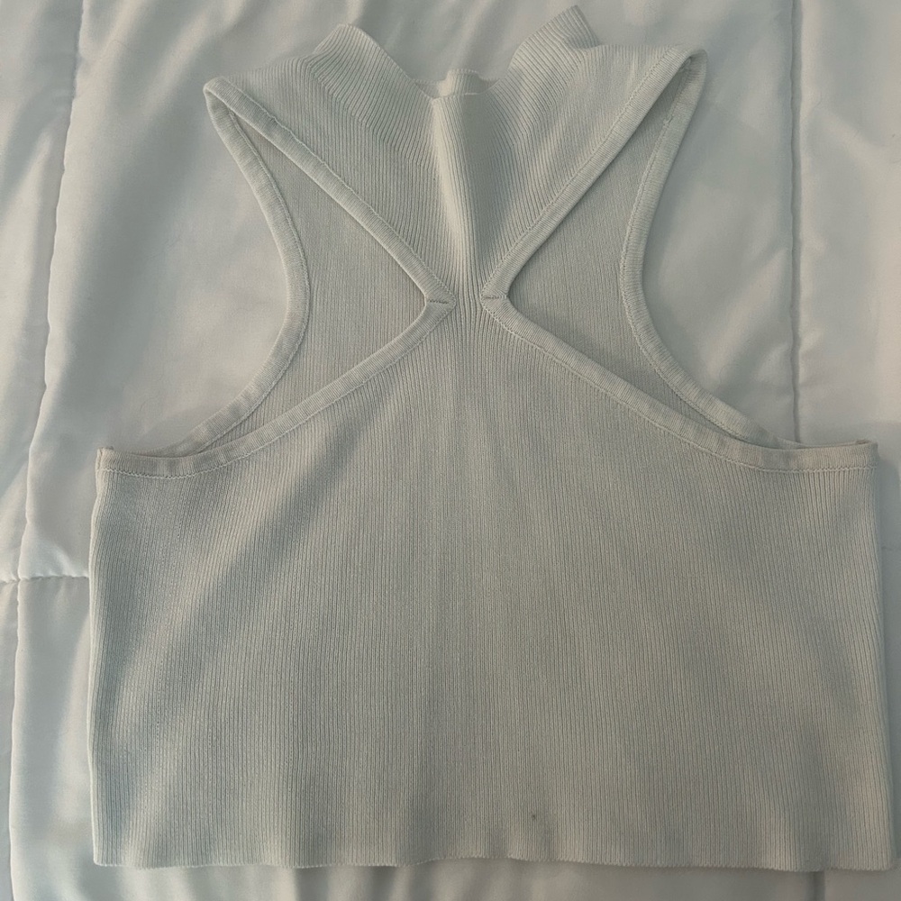 Thrifted Turtleneck Crop Top
